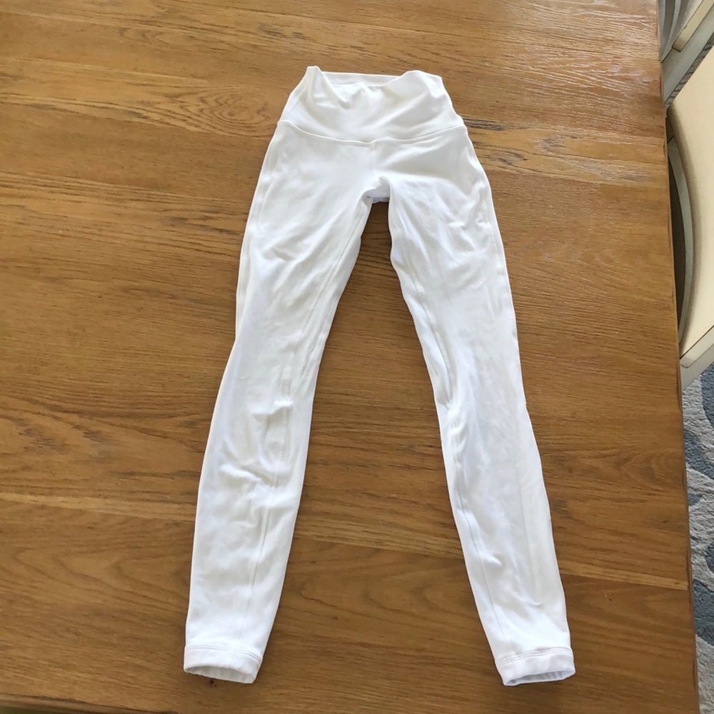 Lulu lemon white leggings
